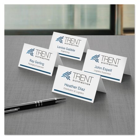 Avery Dennison 2 x 3.5 White Small Tent Card, Pk160 5302